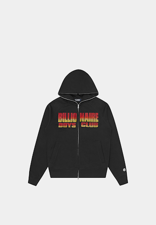Bbc Straight Logo Gradient Diamonte Popover Hood Black