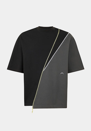 A Cold Wall Spliced T-shirt Black