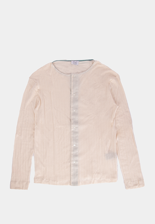 Winnie Dolly Henley Tee Off White