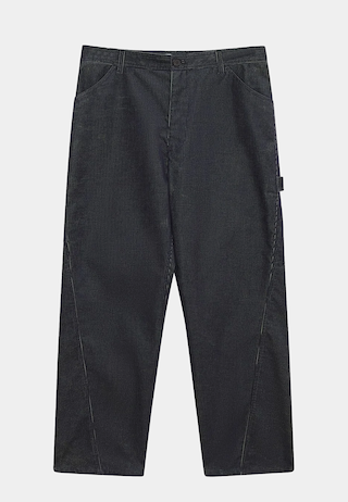 Wood Wood Wilson Twisted Seam Trousers - Envy Green