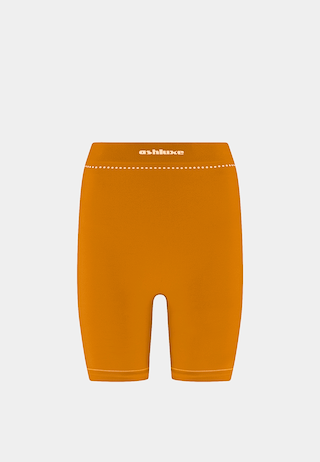 Ashluxe Female Active Biker Shorts-Orange