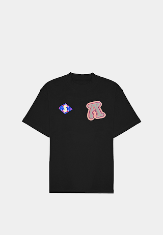 Ashluxe Patch Logo T-Shirt Black