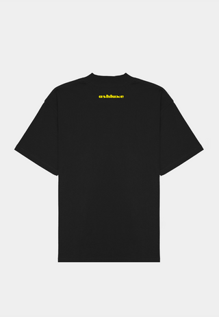 ASHLUXE Logo Blank High neck T-Shirt Black