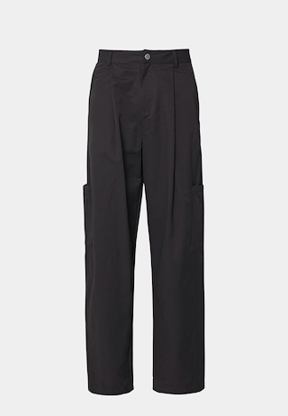 Han Kjobenhavn Washed Technical Cargo Trousers Black