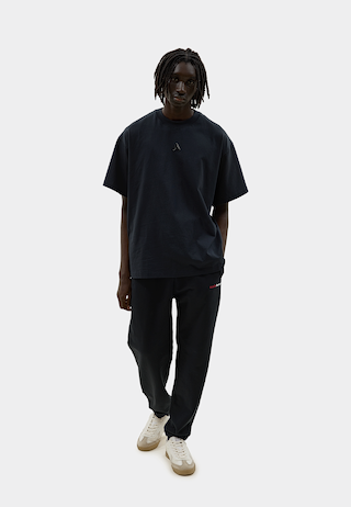 Metallic Small Logo T-Shirt Black