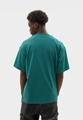 Metallic Small Logo T-Shirt Green