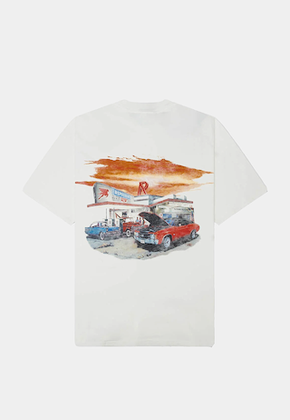 Represent  24 Hour Service T-Shirt Flat White