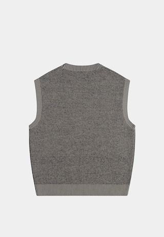 Daily Paper Script Logo Knit Vest Desert Sage