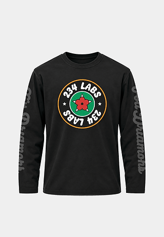234 Dreamers Crest Long Sleeve T-Shirt Black
