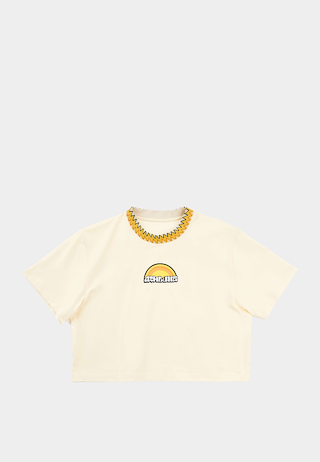 Sunshine Cropped T-Shirt Off-white