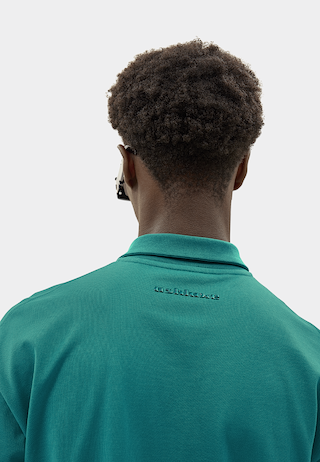 Triangle Logo Polo Shirt Green