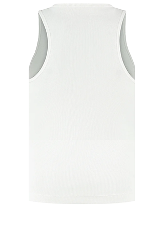 Ashluxe Logo Tank Top - White