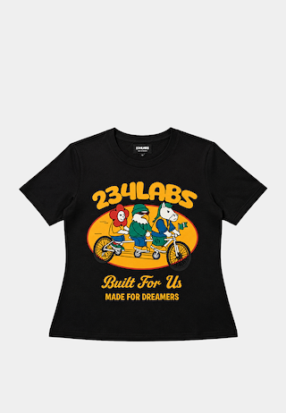 234 Labs Long Ride Women T-Shirt Black