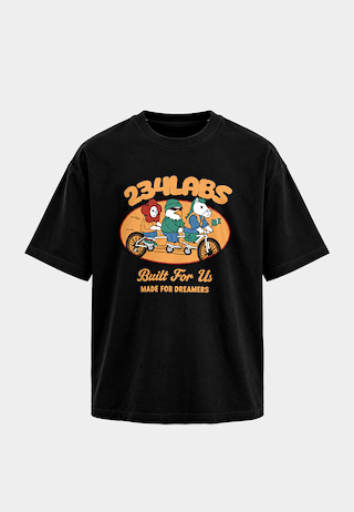 234 Labs Long Ride Men T-Shirt Black