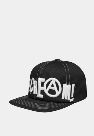 Billionaire Boys Club Anarchy Wrap Around Flat Brim Cap Black