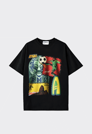 Ashluxe Ngn X Bra Collage T-Shirt Black