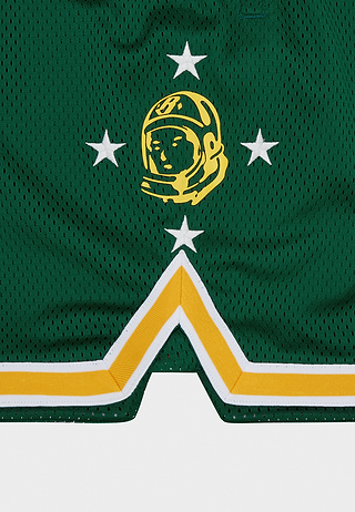 Bbc Astro Star Mesh Basketball Shorts Green