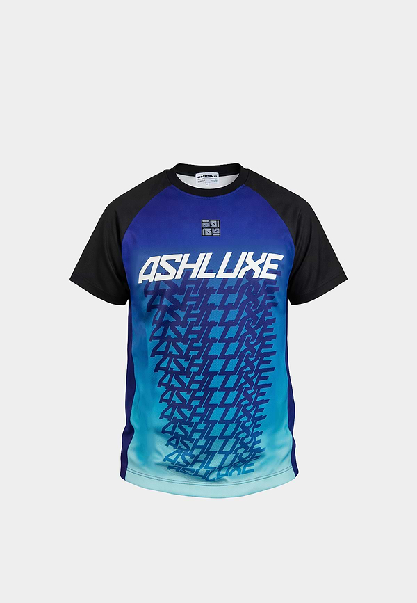 Ashluxe Momentum Jersey T-Shirt Blue
