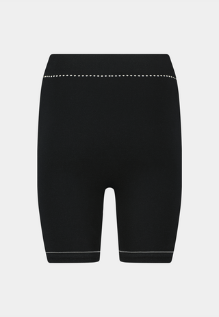 Ashluxe Female Active Biker Shorts Black White
