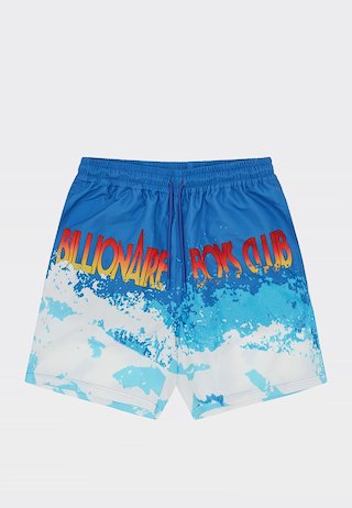 BBC Great Wave Swimshorts Blue