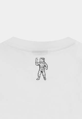 BBC Straight Logo Gradient Diamonte T-Shirt White