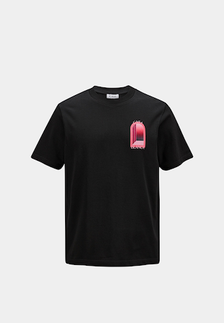 Casablanca Arches Classic T-Shirt Black