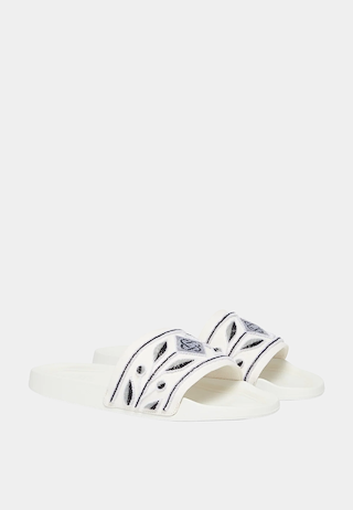 Casablanca  Mens Pool Slide White