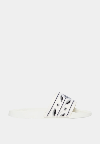 Casablanca  Mens Pool Slide White