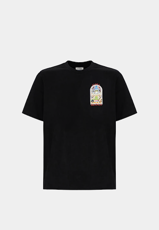 Casablanca  Tennis Landscape Classic T-Shirt Black