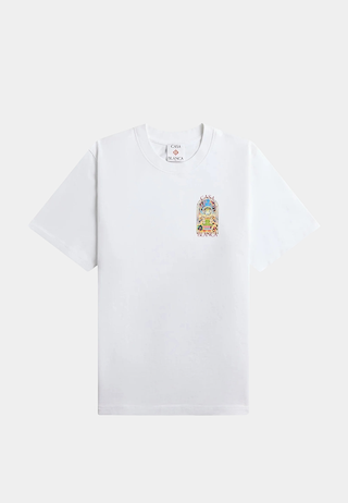 Casablanca  Tennis Landscape Classic T-Shirt White
