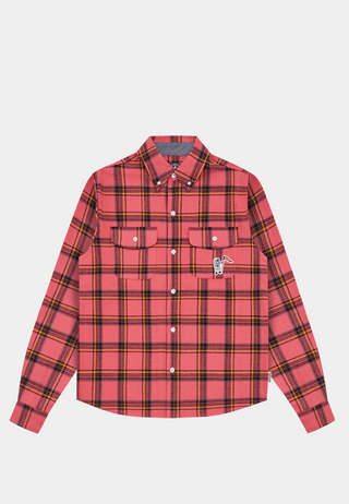 Billionaire Boys Club Check Shirt Pink
