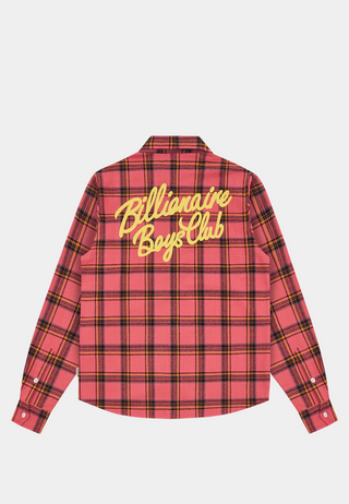 Billionaire Boys Club Check Shirt Pink