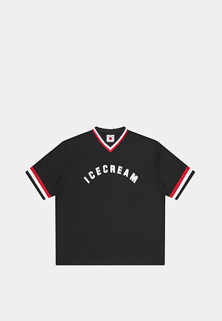Bbc College V Neck Sports Jersey Black