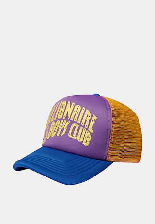 Bbc Contrast Arch Logo Mesh Trucker Cap Purple/Blue
