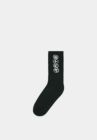 Arte Circle Logo Socks Black