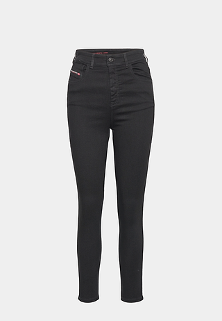 Diesel 1984 Slandy-High L.30 Trousers Black
