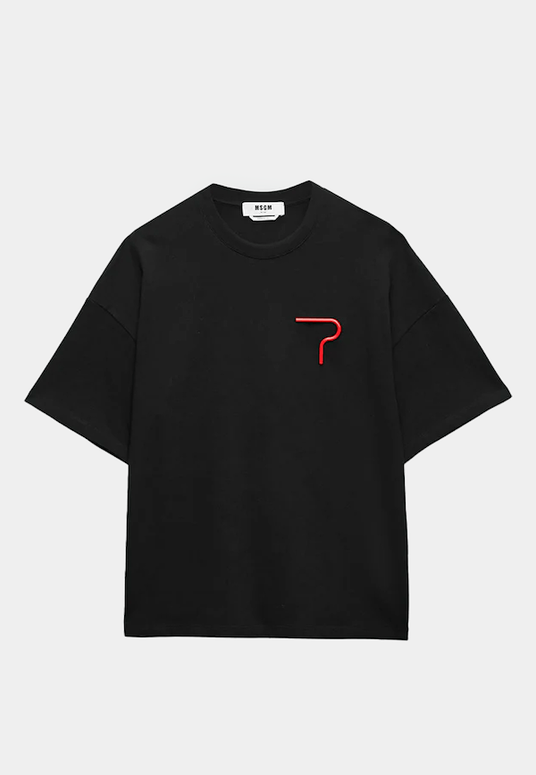 MSGM Fondazione Franco Albini T-Shirt Black