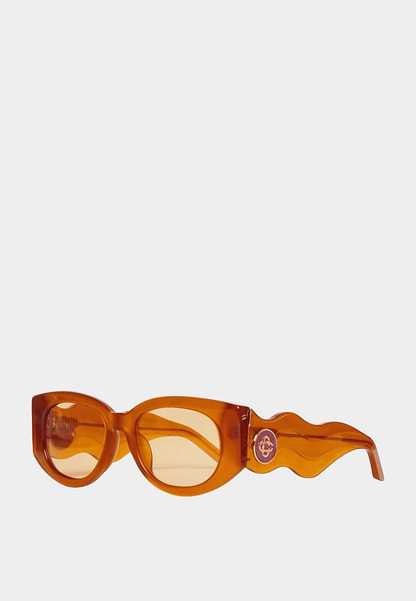 Casablanca Memphis Sunglasses Gold/Brown