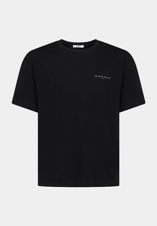 Ih Nom Uh Nit T-Shirt Small Logo On Front - Intl Match Print On Back Black