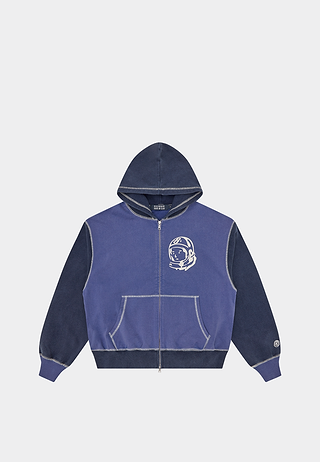 Bbc Indigo Oversized College Zip Through Indigo