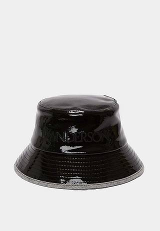 JW Anderson Logo Bucket Hat Black