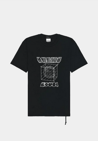 Ksubi Holograph Kash Ss Tee Jet  Black Black