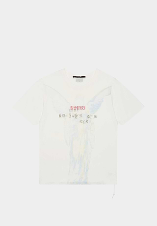 Ksubi Sinners Kash Ss Tee Vintage White White