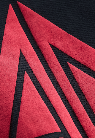 Large Triangle Logo T-Shirt Black