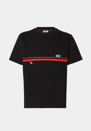 GCDS Low Band Logo RegularT-Shirt Black