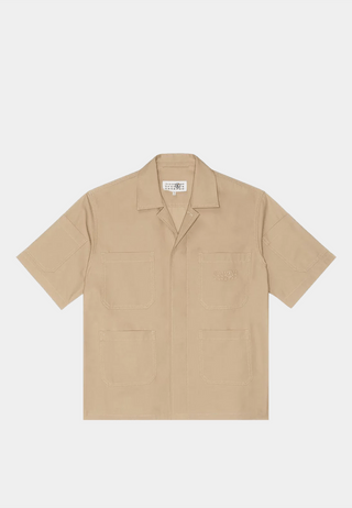Maison Margiela Short-Sleeved Shirt Beige