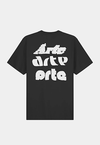Arte Multi Print T-Shirt Black