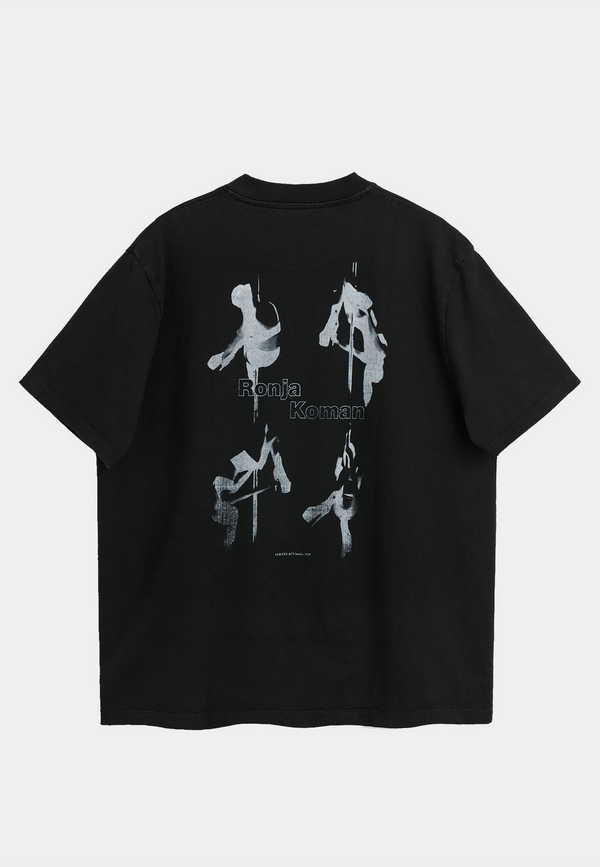 Our Legacy Box T-Shirt Ronja Print - Black