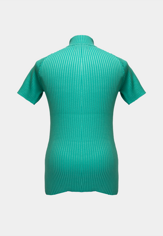 Pieces Unique La Cle Short Turtleneck Green Green