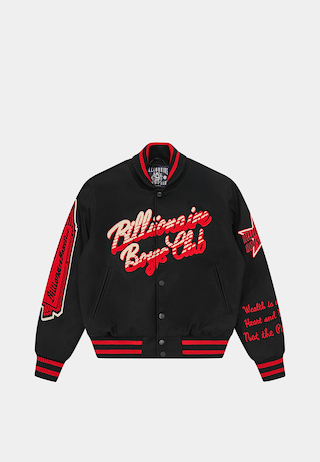 Bbc Script Og Varsity Jacket Black